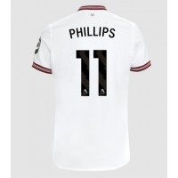 Camiseta West Ham United Kalvin Phillips #11 Segunda Equipación Replica 2023-24 mangas cortas